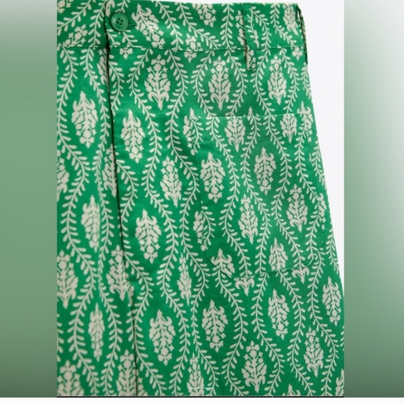 Zara printed cotton set | Green & White - Picture 6 of 7